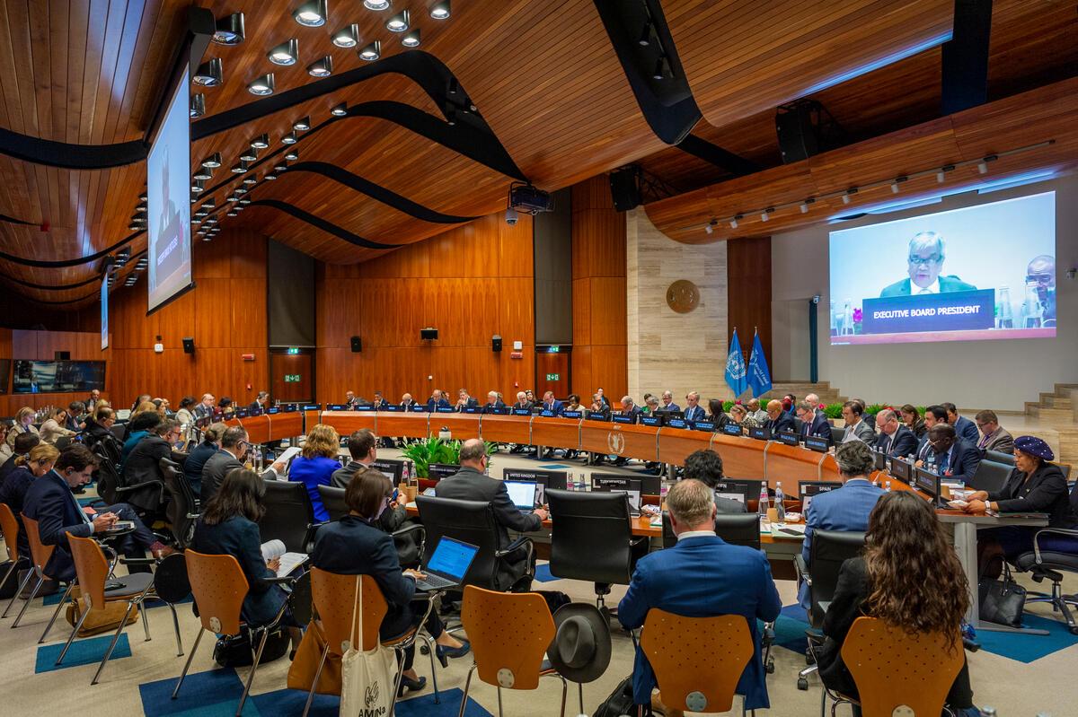 Intervention by H.E. Md. Shameem Ahsan, President of the WFP Executive Board 2022. Photo: © WFP/Giulio d'Adamo