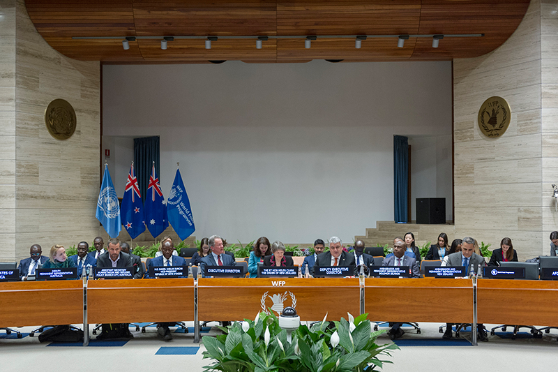 New Zealand and Australia co-hosted Pacific-themed side event: Helen Clark shares Insights on Pacific Development Challenges. -Photo Credit: WFP/Giulio d'Adamo