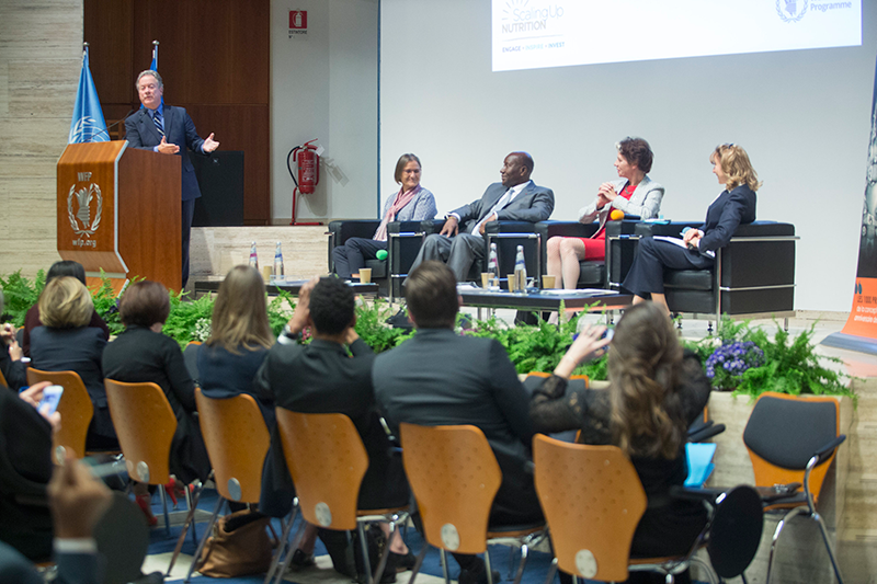 Side event co-hosted by Scaling Up Nutrition (SUN) Movement, with WFP Division of Nutrition: Experience from SUN Countries - Photo Credit: WFP/Giulio Napolitano