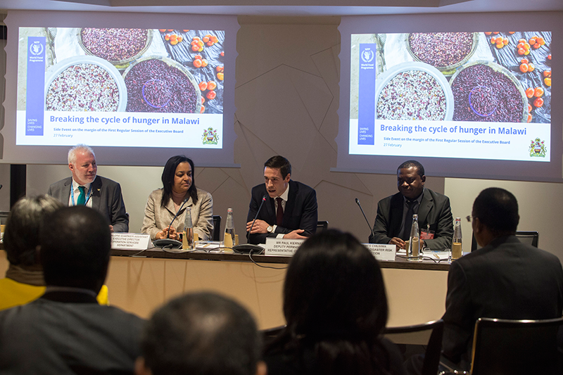 Side event hosted by the Johannesburg Regional Bureau on “Breaking the cycle of hunger in Malawi”. - Photo Credit: WFP/Giulio Napolitano