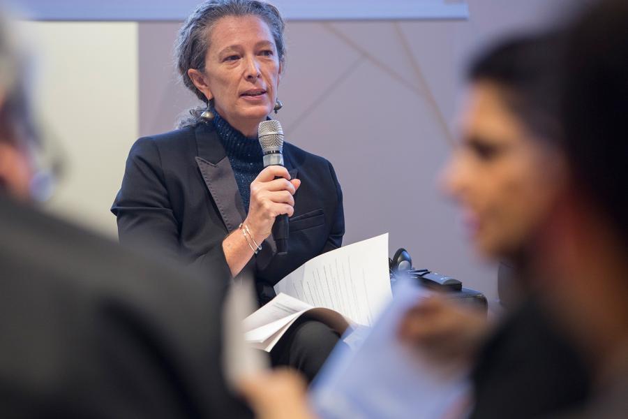 Side event sponsored by WFP Policy and Programme Division and Nutrition Division on South-South and Triangular Cooperation (SSTC) as driver for SDG 2. Photo Credit: WFP/Giulio Napolitano