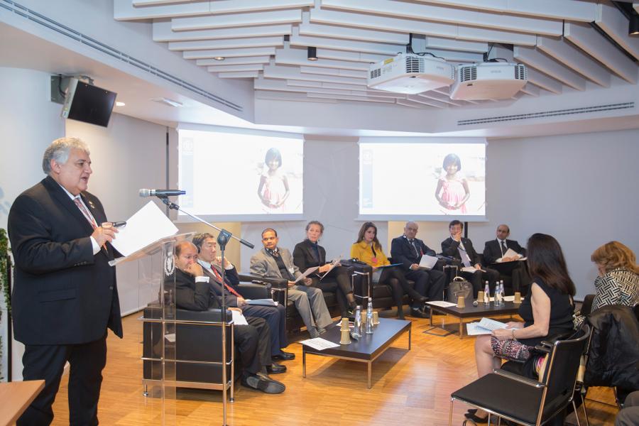 Side event sponsored by WFP Policy and Programme Division and Nutrition Division on South-South and Triangular Cooperation (SSTC) as driver for SDG 2. Photo Credit: WFP/Giulio Napolitano