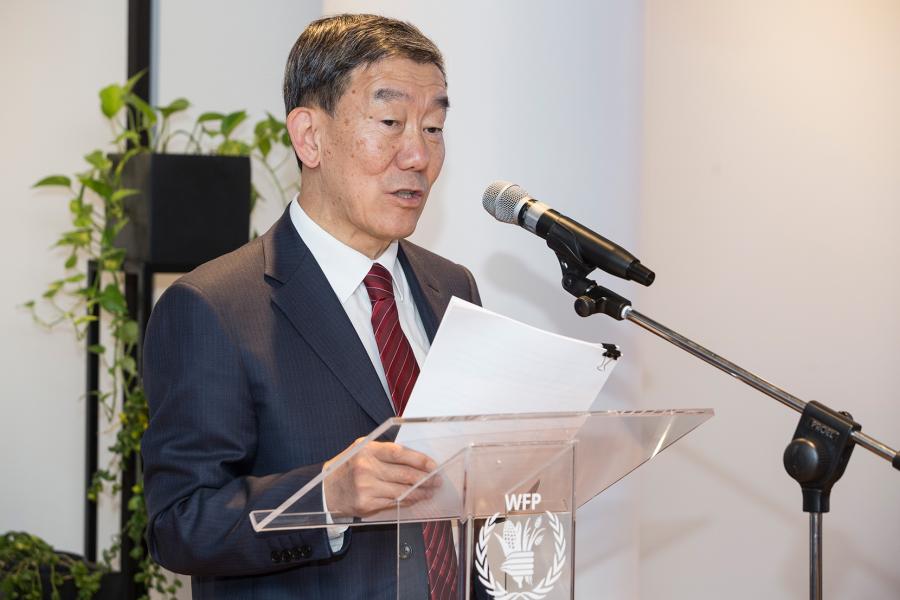 Side event sponsored by WFP Policy and Programme Division and Nutrition Division on South-South and Triangular Cooperation (SSTC) as driver for SDG 2. Photo Credit: WFP/Giulio Napolitano