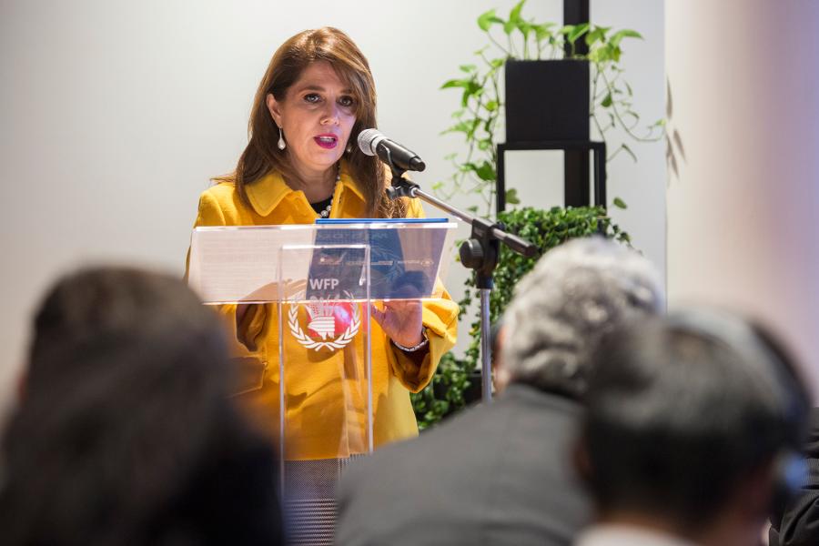 Side event sponsored by WFP Policy and Programme Division and Nutrition Division on South-South and Triangular Cooperation (SSTC) as driver for SDG 2. Photo Credit: WFP/Giulio Napolitano