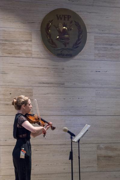 Spain and WFP Gender Division-sponsored side event on Sharing experiences in the fight against gender-based violence in humanitarian and food insecurity contexts. Photo Credit: WFP/Giulio D'Adamo
