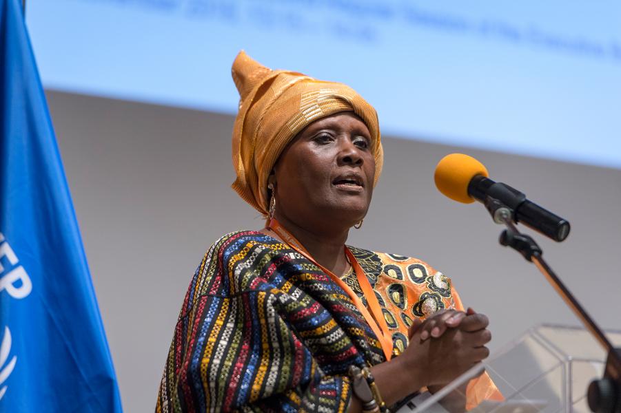 Spain and WFP Gender Division-sponsored side event on Sharing experiences in the fight against gender-based violence in humanitarian and food insecurity contexts. Photo Credit: WFP/Giulio D'Adamo