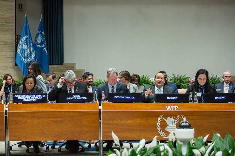 Monday afternoon session. Photo Credit: WFP/Giulio Napolitano