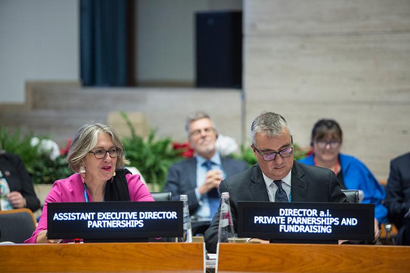 Monday afternoon session. Photo Credit: WFP/Giulio Napolitano