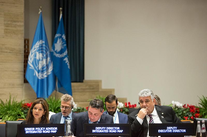 Monday afternoon session. Photo Credit: WFP/Giulio Napolitano