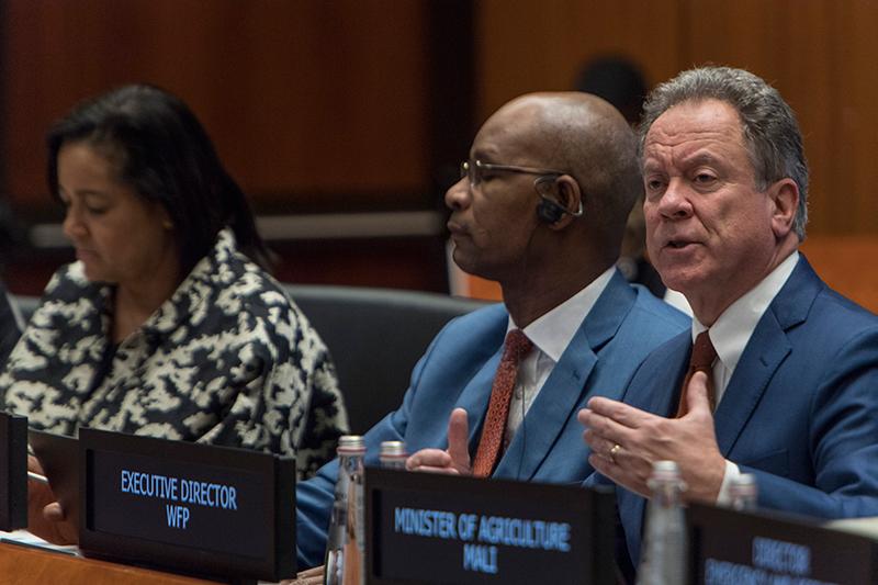 Regional Bureau for West Africa side event: WFP and Partners Operationalizing Integrated Resilience Packages in the Sahel: Progress, Challenges and Opportunities. Photo Credit: WFP/Rein Skullerud