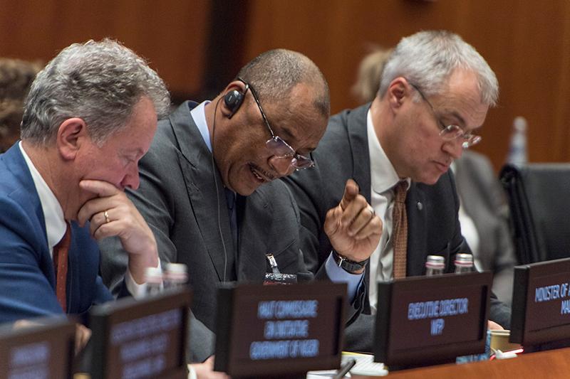 Regional Bureau for West Africa side event: WFP and Partners Operationalizing Integrated Resilience Packages in the Sahel: Progress, Challenges and Opportunities. Photo Credit: WFP/Rein Skullerud
