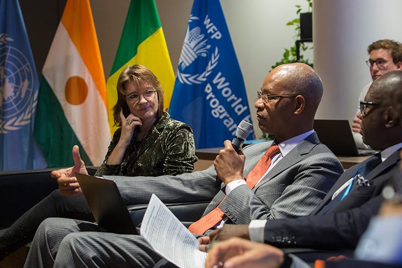 Netherlands and Private Partnerships and Fundraising Division side event Partnering for Impact: the WFP – DSM Story. Photo Credit: WFP/Giulio Napolitano