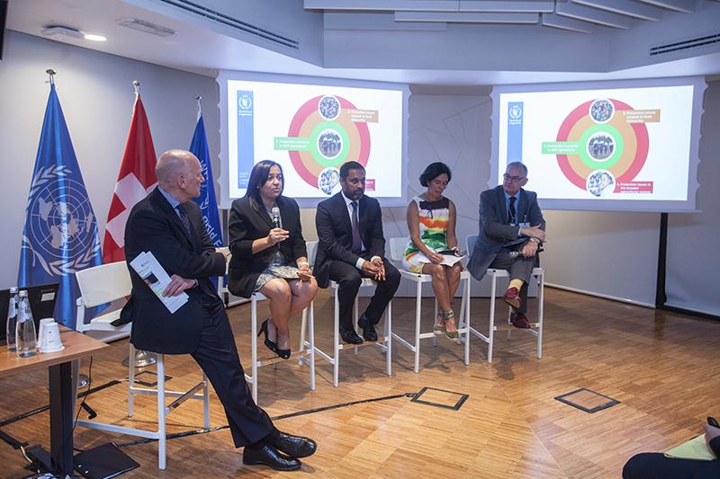 Switzerland protection side event: Moving Forward on Protection - How WFP is Building Safer Environments for Beneficiaries_Photo Credit: WFP/Giulio Napolitano