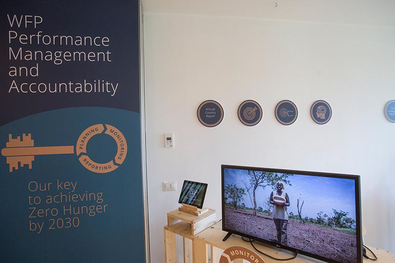 Exhibition on WFP Performance Management and Accountability_Photo Credit: WFP/Giulio Napolitano