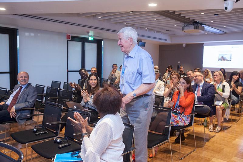 WFP Alumni Network to launch a book on WFP Cross-border Operations: The side event aims to launch the WFP Alumni Network publication on Cross Border-Operations”_Photo Credit: WFP/Giulio Napolitano