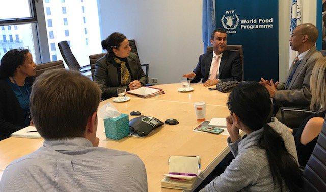 Photo Credit: Mr. Steve Taravella, Senior Spokesperson for WFP NY Office