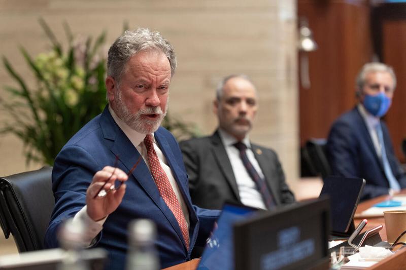 Mr. David Beasley, Executive Director  Word Food Programme delivers his opening speech. Photo: WFP/Rein Skullerud