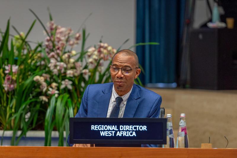 Intervention by Mr. Chris Nikoi, Regional Director for West and Central Africa. Photo: WFP/Giulio d'Adamo