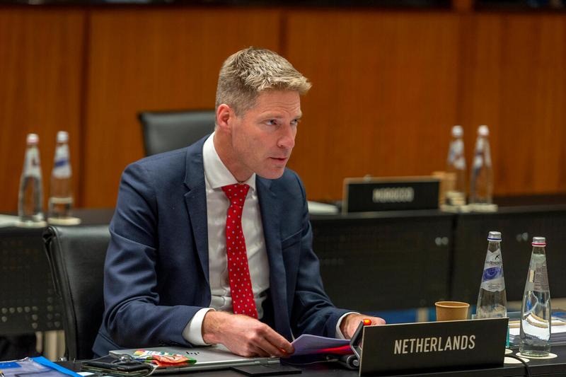 Intervention by H.E. Mr. Marcel Beukeboom , Ambassador of Netherlands. Photo: WFP/Giulio d'Adamo