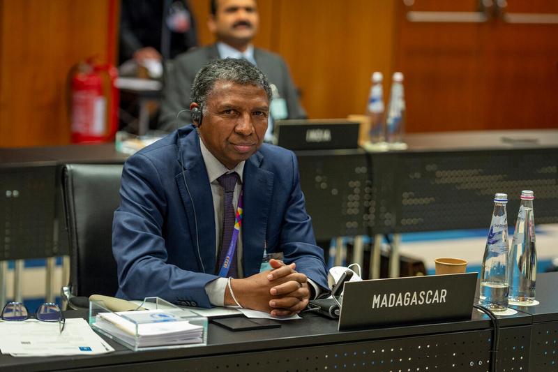 Mr. Suzelin Ratohiarijaona Rakotoarisolo, Counsellor and Alternate Permanent Representative of the Republic of Madagascar. Photo: WFP/Giulio d'Adamo
