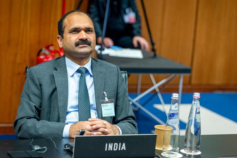 H.E. Mr. Bommakanti Rajender, Minister of Agriculture and Alternate Permanent Representative to FAO. Photo: WFP/Giulio d'Adamo