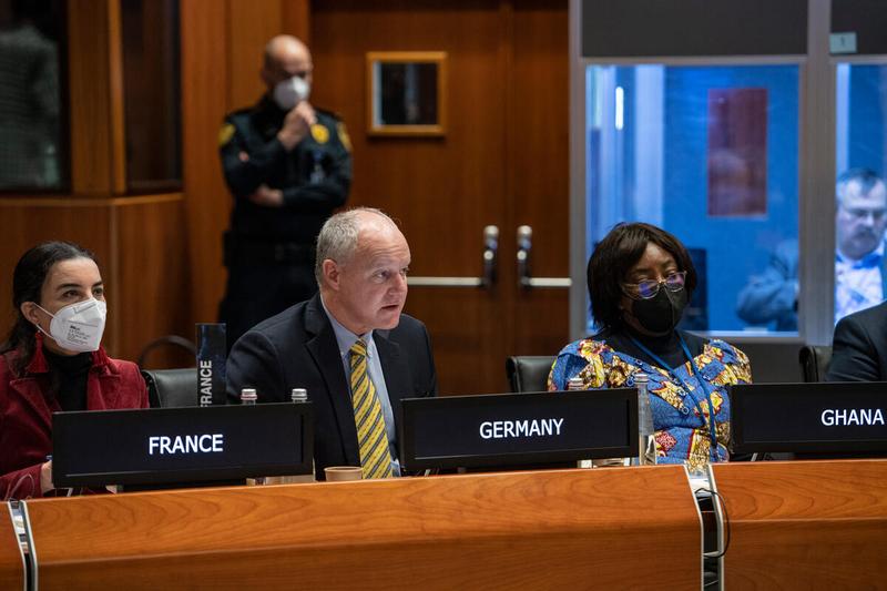 Statement by H.E. Dr. Ulrich Seidenberger, Ambassador of Germany. Photo: WFP/Rein Skullerud