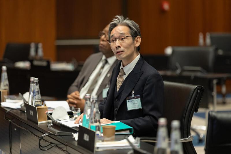 Intervention by H.E. Mr. Yoshihiro Kuraya, Minister Counsellor and Deputy Permanent Representative of Japan. Photo: WFP/Massimo Tartaglia