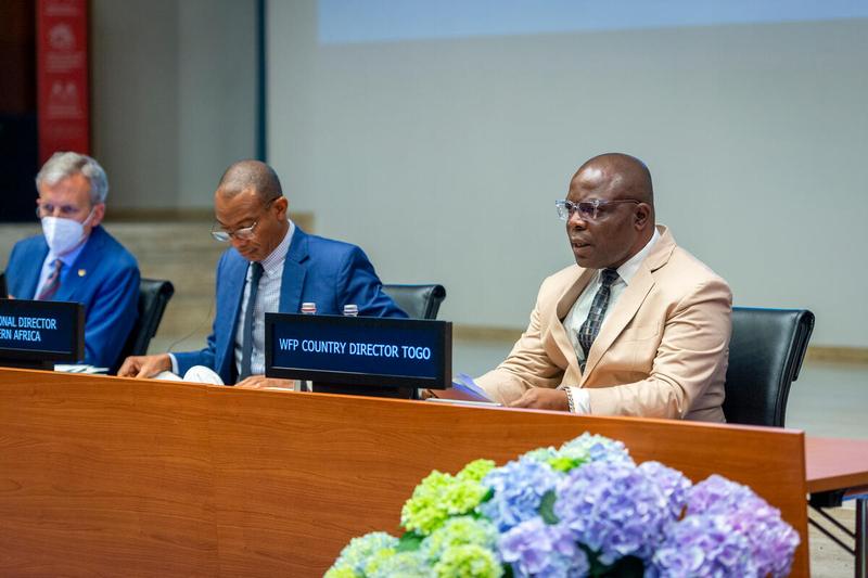 Intervention by Mr. Aboubacar Koisha, WFP Country Director (Togo). Photo: WFP/Giulio d'Adamo