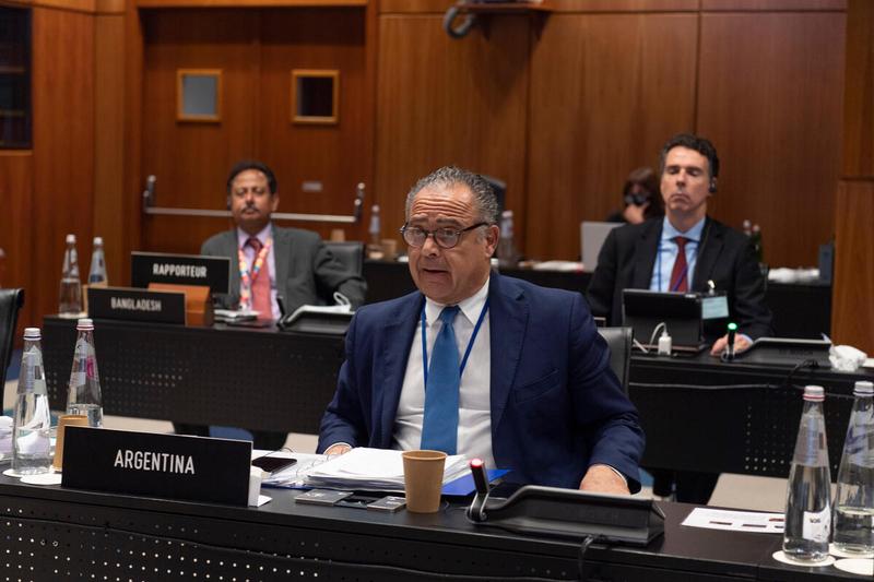 Southern Africa Portfolio  Presentation by Mr. Riaz Lodhi, Country Director, El Salvador  Comments by H.E. Mr. Carlos B. Cherniak, Ambassador of Argentina.  Photo: Rein Skullerud