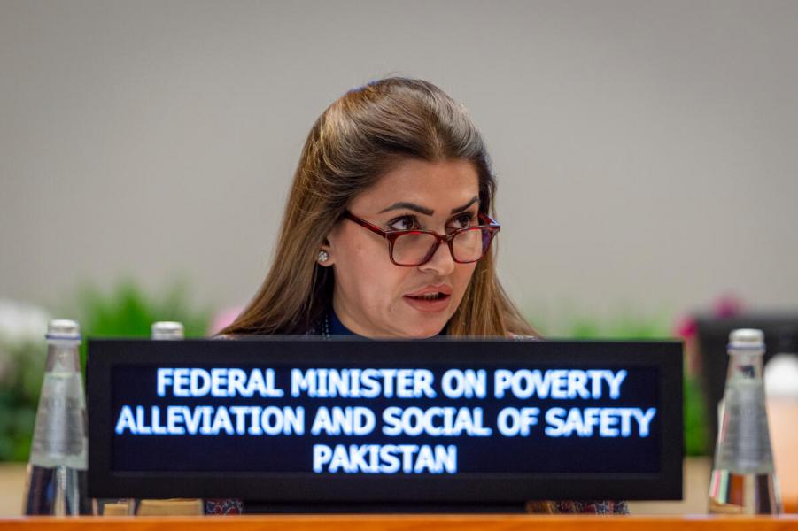 Intervention by H.E. Shazia Marri, Federal Minister for Poverty Alleviation and Social Safety and Chairperson of the Board, Benazir Income Support Programme (Government of Pakistan) during the "WFP’s groundbreaking partnership with the Government of Pakistan to reduce stunting" side event on the margins of the Second Regular Session of the Executive Board (EB.2/2022).