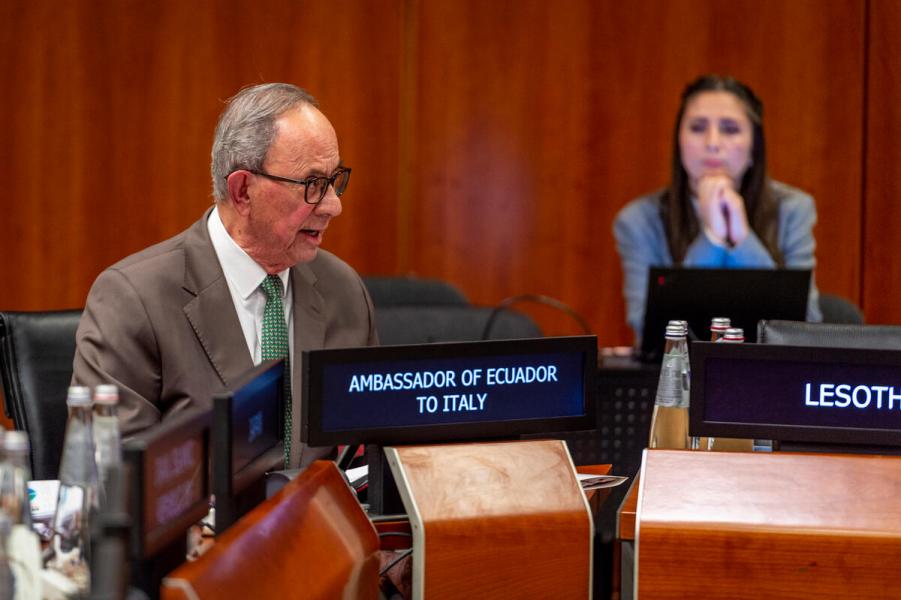 Intervention by H.E. Mr. Miguel Ángel Eduardo Falconi Puig, Ambassador of Ecuador. Second Regular Session of the Executive Board (EB.2/2022).