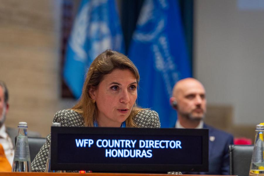 Intervention by Ms. Stephanie Hochstetter Skinner Klee, WFP Country Director (Honduras). Second Regular Session of the Executive Board (EB.2/2022).