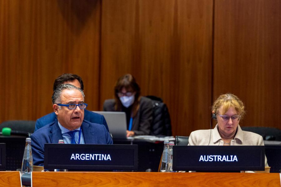 Intervention by H.E. Mr. Carlos B. Cherniak, Ambassador of Argentina. Second Regular Session of the Executive Board (EB.2/2022).